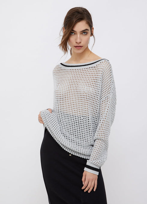 Maglia Donna ecosostenibile Silver LIU.JO- Francavilla Moda